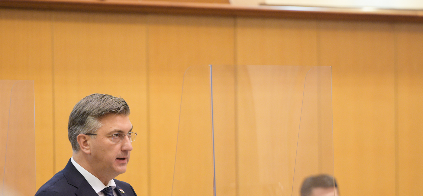 Plenković u Saboru: U ova burna vremena Vlada predano i angažirano radi u interesu hrvatskih građana 